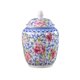 thumbnail image 2 of Jarrón decorativo de china con forma de flor para té, recipiente de cerámica para almacenar alimentos, ideal para coleccionar dulces y café., 2 of 9