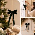 thumbnail image 2 of 2026 Christmas Home Party Decoration Christmas Ornament Bow Knot Hanging Decoration With Golden Bells Vintage Hanging Pendant For Xmas Tree Wall Door Holiday Party Decor, 2 of 5