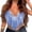 Blue, variant on Fshinging Tank Tops for Women Solid V Neck Spaghetti Strap Camisole Summer Sleeveless 2026 Slim Fitted Basic Layering Shirts Black One Size