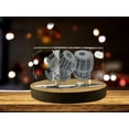 thumbnail image 2 of Tabla 3D Engraved Crystal 3D Engraved Crystal Keepsake/Gift/Decor/Collectible/Souvenir, 2 of 6