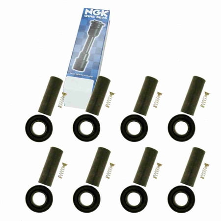 8 pc NGK 58992 Ignition Coil Boots for 175-1054 186034 35-7062 50077 50077-1 671-6285 702476 SPB168 SPP105E Direct Spark Plug Wire Fits select: 2004-2008 MITSUBISHI ENDEAVOR