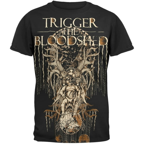 Trigger The Bloodshed Men's Deer Baby Short Sleeve T Shirt