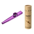 thumbnail image 1 of Instrumento musical Kazoo de Uxcell de aleación de aluminio púrpura con hermosa caja cilíndrica de regalo, 1 of 7