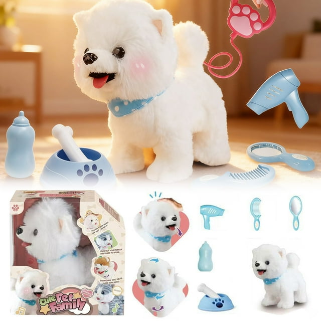 BotaniNest Interactive Talking Singing Puppy With Tail Wagging & Licking Tongue Feature Perfect For Kids