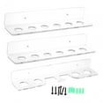 thumbnail image 1 of Soporte para tacos de billar, estante para tacos de billar, soporte de pared, accesorios de billar, soporte para tacos de billar 3x 37cm con forma de U, 1 of 8