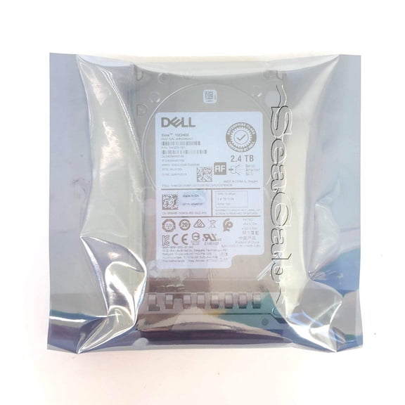 Dell 2.4TB 10K 2.5 12Gbps SAS Hard Drive 14-Gen R440 R540 R640 R740 R740XD R940