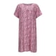 thumbnail image 3 of WILLBEST Vestidos con Curvas para Mujer, Camisón de Verano Floral de Manga Corta, Pijama Fino y Cómodo, Vestido Holgado para Estar En Casa UnitaGrandeGrandea, 3 of 3