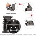 thumbnail image 4 of Soporte plegable, bisagra autoblocante con tornillos, soporte de extensión de bloqueo para patas de mesa, patas de cama, banco de trabajo, paquete de 4, 4 of 5