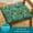 GREEN, variant on Bohemian Moroccan Style Chair Pad Cushion - Soft Seat Cushion with Zip-Off Cover, Floor Sitting Pillow for Dining Bench Window Seat & Outdoor, Machine/Hang Wash, Global Decor