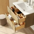 thumbnail image 5 of 30" Wall Mounted Bathroom Vanity with Ceramic Sink Top, Pre-assembled Floating Bathroom Cabinet, 5 of 15