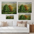 thumbnail image 4 of Designart 'VIbrant Trees With Country Scenery' Traditional Print on Natural Pine Wood, 4 of 5