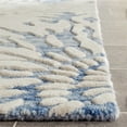 thumbnail image 3 of Safavieh Bella Collection BEL129B Handmade Dark Blue and Ivory Premium Wool Area Rug (2'6" x 4'), 3 of 3