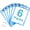 Blue, variant on 6 Packs Oversized Reusable Dry Erase Pocket Sleeves with Ring, Pink 10x14 Ticket Holders, Clear Plastic Sheet Protectors, Teacher School Classroom Supplies