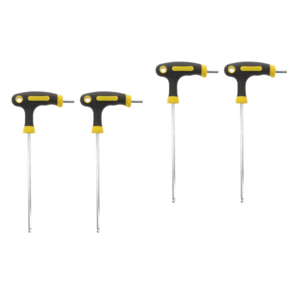 MLINS 4 pcs Wrench T Handle Spanner Ball End Key For Home Mechanical Maintenance