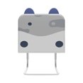 thumbnail image 1 of Bed Guard Bed Rail 50 Cm 5 Hole Height Adjustable Fall Drop Proof Soft Bed Rail With Removable And Washable Zip Grey Cow Design Lumbar for Car Driver Seat Seal Cushion Foot Rest Plane Seat Cushion, 1 of 4