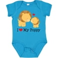 thumbnail image 3 of Inktastic I Love My Poppy Grandpa Boys or Girls Baby Bodysuit, 3 of 5