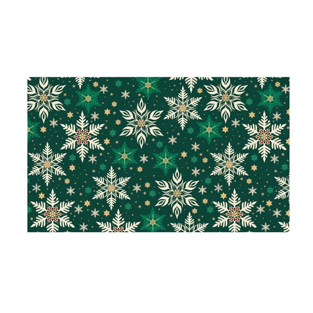Christmas Wrapping Paper Christmas Wrapping Paper Christmas Gift Box Wrapping Paper Solitary-Sided Color Printed Bouquet Wrapping Paper Suitable for Christmas Party Gift Packaging Gift Wrapping Paper