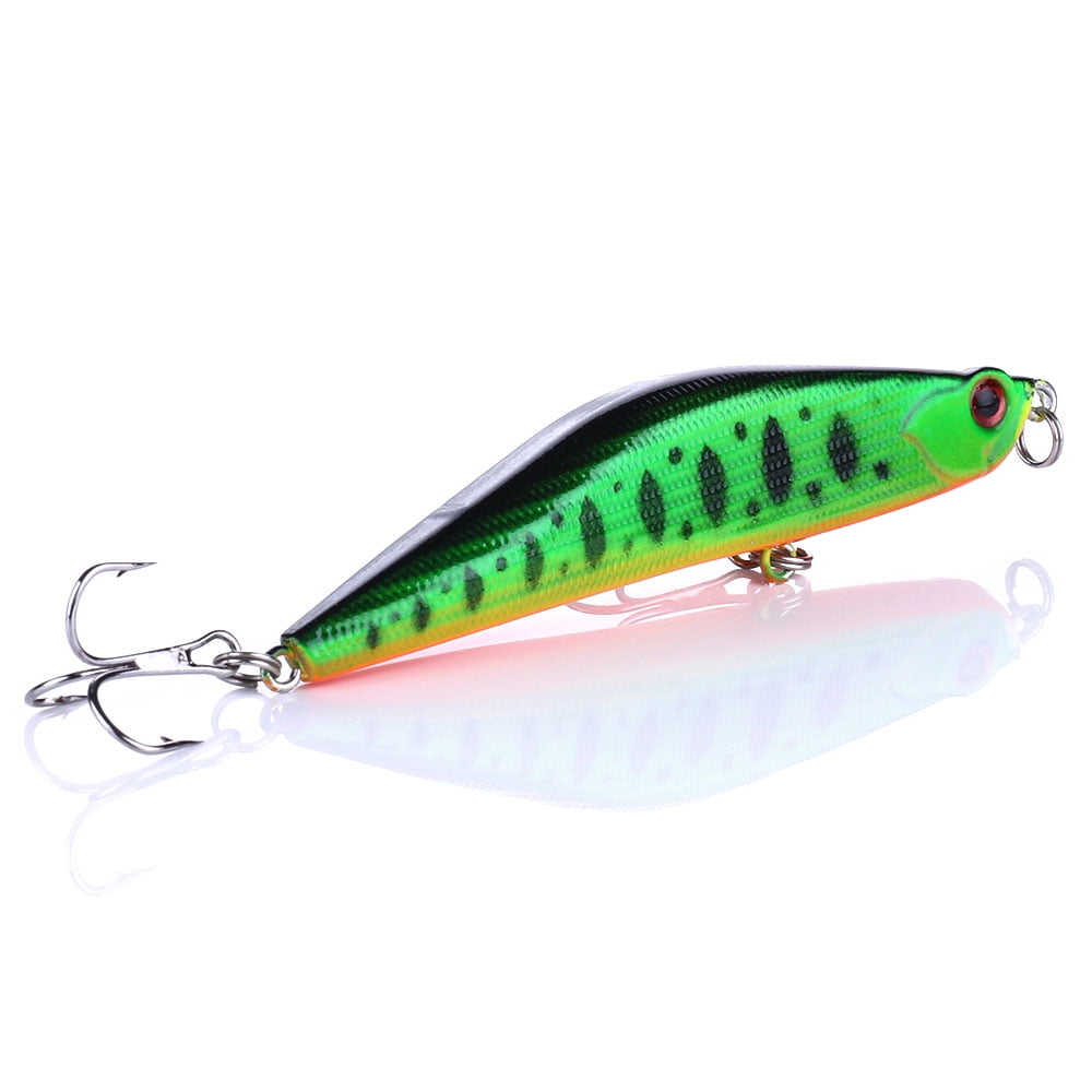 HENGJIA Fishing Lures for Bass, 5PCS Fishing Pencil Popper Lures Topwater Pencil Lures Sinking Hard Bait Pencil Popper Lure Surf Fishing Lures Pencil Lure