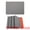 Gray/Orange, variant on Unique Bargains 4pcs Faux Leather Washable Placemats Gray/Orange 17.7"x11.8"