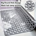 thumbnail image 3 of Non Slip Bathtub and Shower Mat with Suction Cups and Drain Holes, quick-drying shower mat with round hole design, Soft Machine Washable Non Slip Bath Mat for Tub, Shower Mats for Inside Shower., 3 of 7