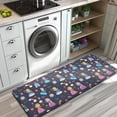 thumbnail image 3 of Dark Blue Little Princess Pattern Kitchen Rug Mat,Kitchen Runner Rugs Non Skid Washable,Decorative Kitchen Floor Mats for Kitchen,Sink,Laundry,17"x47.2", 3 of 7