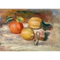 thumbnail image 2 of Pierre-Auguste Renoir 18x14 Black Ornate Wood Framed Double Matted Museum Art Print Titled - Lemons and Orange (Lemons and Orange) (C. 1913), 2 of 5