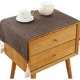 thumbnail image 3 of Bedside Table Cover Cloth Tablecloth, Non-Slip Dustproof TV Cabinet Refrigerator Washing Machine Cover Towel Universal Small Square Towel, 3 of 8