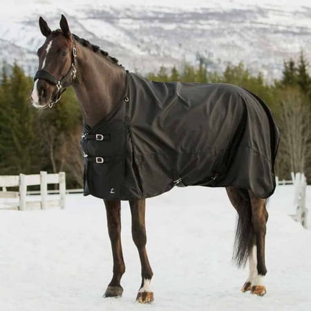 Horze Nevada 1200D Turnout Sheet (0g Lite), Black, Size: 72