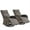 Gray, variant on Bellefurn Outdoor Swivel Recliner Chairs,Patio Wicker Recliner Chairs Outdoor Lounge Chairs with Thickness Cushions,Adjustable Angle,Reclining Lounge Chair for Outdoor,Pool,Garden