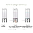 thumbnail image 5 of 420ML Hydrogen Water Bottle - Portable Rechargeable Hydrogen Rich Water Ionizer Machine, Hydrogen Rich Water Glass Health Cup for Home Travel, 5 of 5