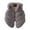 Grey, variant on XIMIN Girls Winter Warm Short Faux Fur Outwear Coat Jacket Vest Cute Toddler Kid Soft Gilet Sleeveless Fleece Fuzzy Gilet Outerwear Fall Waistcoat