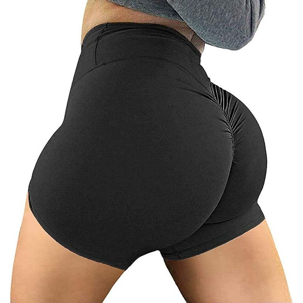 VASLALNDA VASLANDA Women TIK TOK Leggings Booty Shorts Butt Lifting Scrunch Textured Bubble