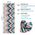 thumbnail image 2 of Colorful Geometric Striped Pattern Hot Yoga Mat Towel Non Slip for Hot Yoga - Quick-Drying Yoga Mat Cover with 4 Corner Pockets with Travel Bag - Hot Yoga Towel Non Slip 74"x26", 2 of 6