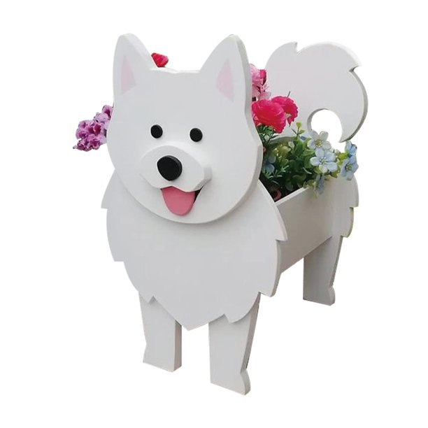 dog planters outdoor