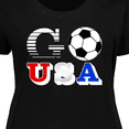 thumbnail image 4 of Inktastic Go, USA- Soccer, Football Women's Plus Size T-Shirt, 4 of 5