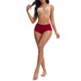 thumbnail image 5 of Unique Bargains High Waisted Tummy Control Briefs 2XL Red, 5 of 6