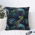 thumbnail image 4 of Yiaed Cartoon Dinosaur Print Pillow Covers Super Soft Decorative Square Throw Pillow Covers Case Cushion Covers for Sofa Couch Bedroom Car Decor（No pillow core）-20"x20", 4 of 7