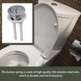 thumbnail image 2 of Bouton Poussoir pour Toilettes à Double Chasse d'Eau, Longueur Réglable, Ressort pour un Ajustement Sans Couture sur Couvercle de 38mm, Fil d'Acier Inoxydable 304 de Haute Qualité, Durable, Facile, 2 of 5