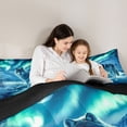thumbnail image 5 of Feelyou Rustic Wolf Animal Twin Comforter Sets, Antarctic Aurora Bedding Set, 2 Pieces, 5 of 8