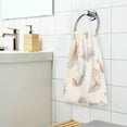 thumbnail image 3 of Yayeee 100% Cotton Hand Towels for Bathroom 16" x 28" Soft Absorbent Kitchen Towel, Colorful Watercolor Seashells, 3 of 7