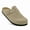 khaki, variant on Kids Suede Clogs Boys Girls Leather Mules Cork Footbed Sandals with Arch Support Slip-on Slippers Indoor Outdoor Cute Sandals Classic Adjustable Buckle
