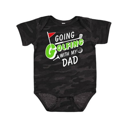 

Inktastic Going Golfing with My Dad- Kids Golf Gift Baby Boy or Baby Girl Bodysuit