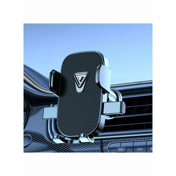 Car Phone Holder with Metal Hook Clip, Cell Phone Holder Mount Air Vent for iPhone, Samsung and Android, All Smartphones