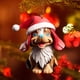 thumbnail image 4 of Decoración Del Hogar con Forma de Perro Plano, Decoración Del Árbol de Navidad., 4 of 4