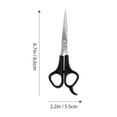 thumbnail image 2 of LOLIPPYY Home Haircutting Kit 6Pcs Barber Shears with Black Straight and Teeth Shears for Professional Use, 2 of 5