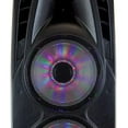 thumbnail image 4 of beFree Sound 2x's 12 Inch Woofer Portable Bluetooth Powered PA Tailgate Party Speaker, 4 of 11