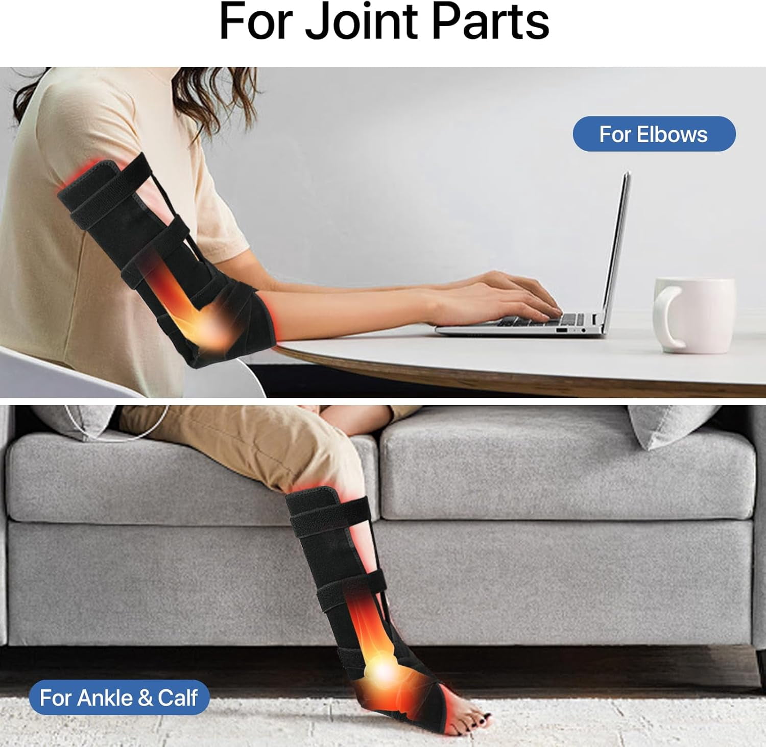 Red Light Belt for Neck, Knee, Feet, Hands, etc.Multi-Functional 660nm & 850nm Near-Infrared Light Wrap Devices with Heat for Body, Massager Mat at Home