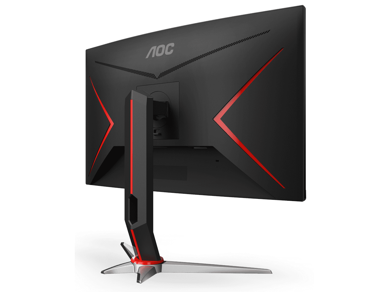 AOC C27G2Z 27" Curved Frameless Ultra-Fast Gaming Monitor, FHD 1080p, 0.5ms 240Hz, FreeSync, HDMI/DP/VGA, Height Adjustable, 3-Year Zero Dead Pixel Guarantee, Black, Xbox PS5 Switch