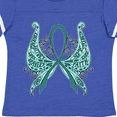 thumbnail image 4 of Inktastic Ovarian Cancer Awareness with Butterfly Ribbon Words Boys or Girls Toddler T-Shirt, 4 of 5