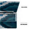 thumbnail image 4 of DesignSkinz Bright Blue Agate Slice Full-Body Skin Decal Wrap Cover for MacBook Pro 14" M1/M2/M3 (A2442/A2779/A2992), 4 of 9